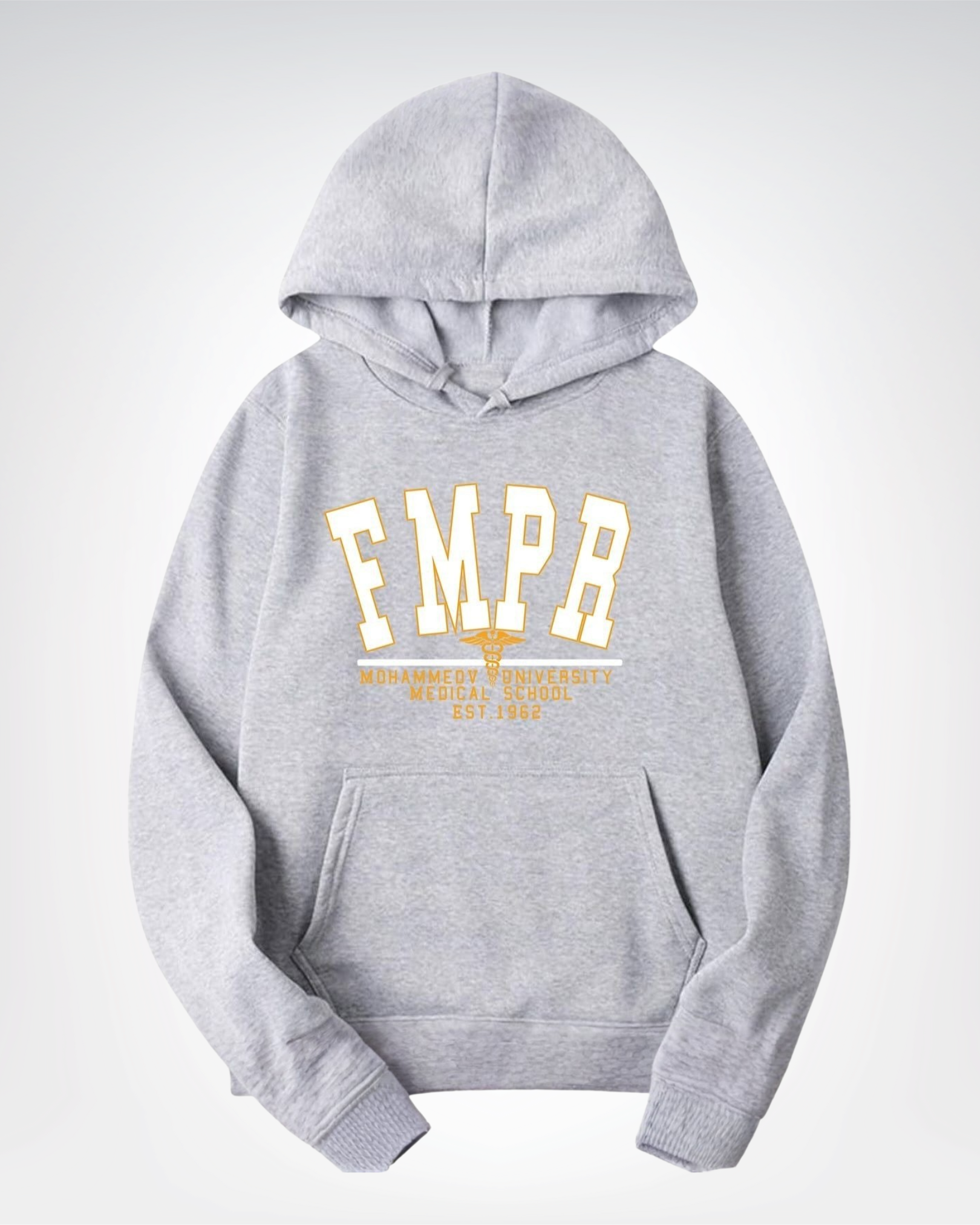 HOODIE FMPR White & Golden detailed