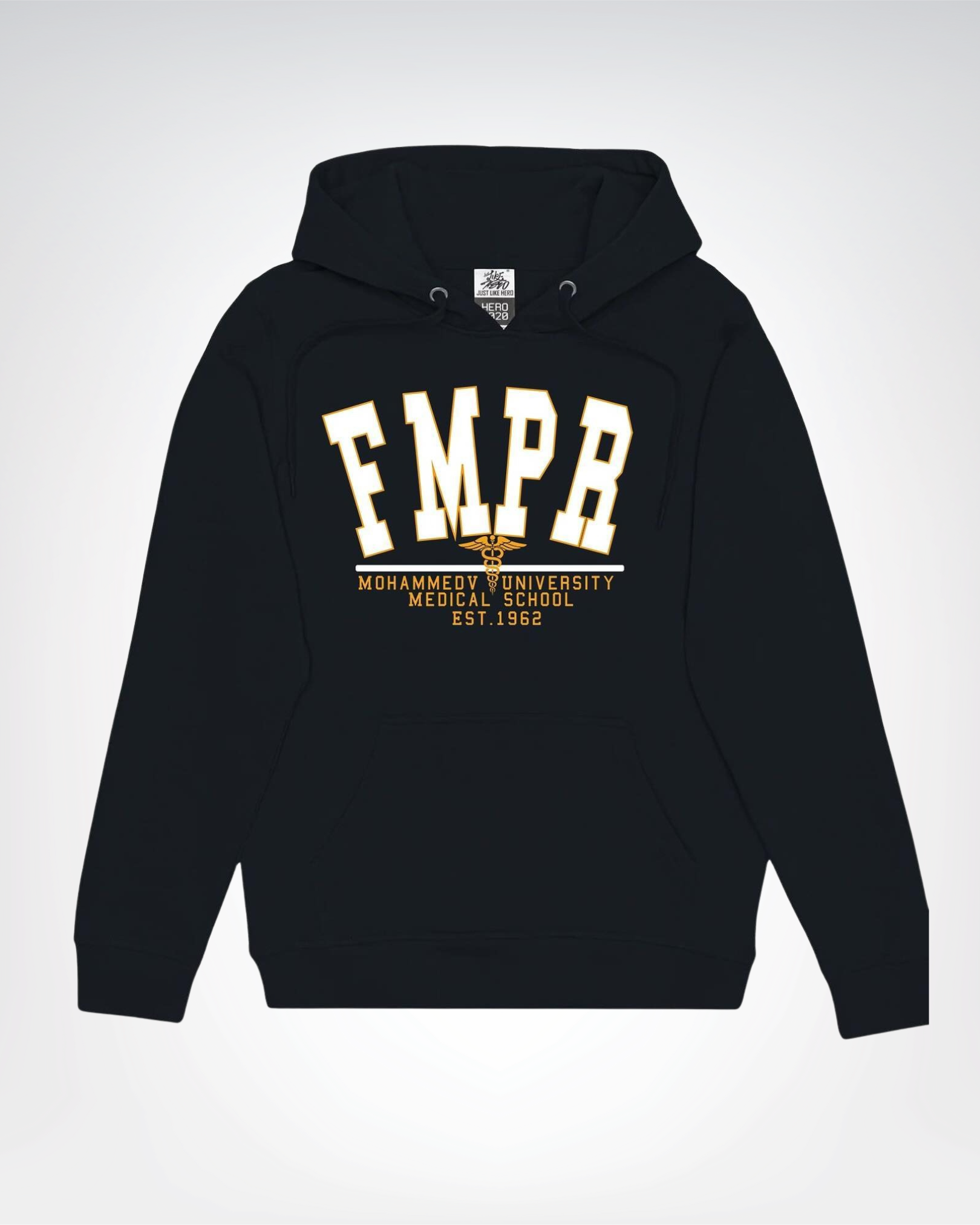 HOODIE FMPR White & Golden detailed