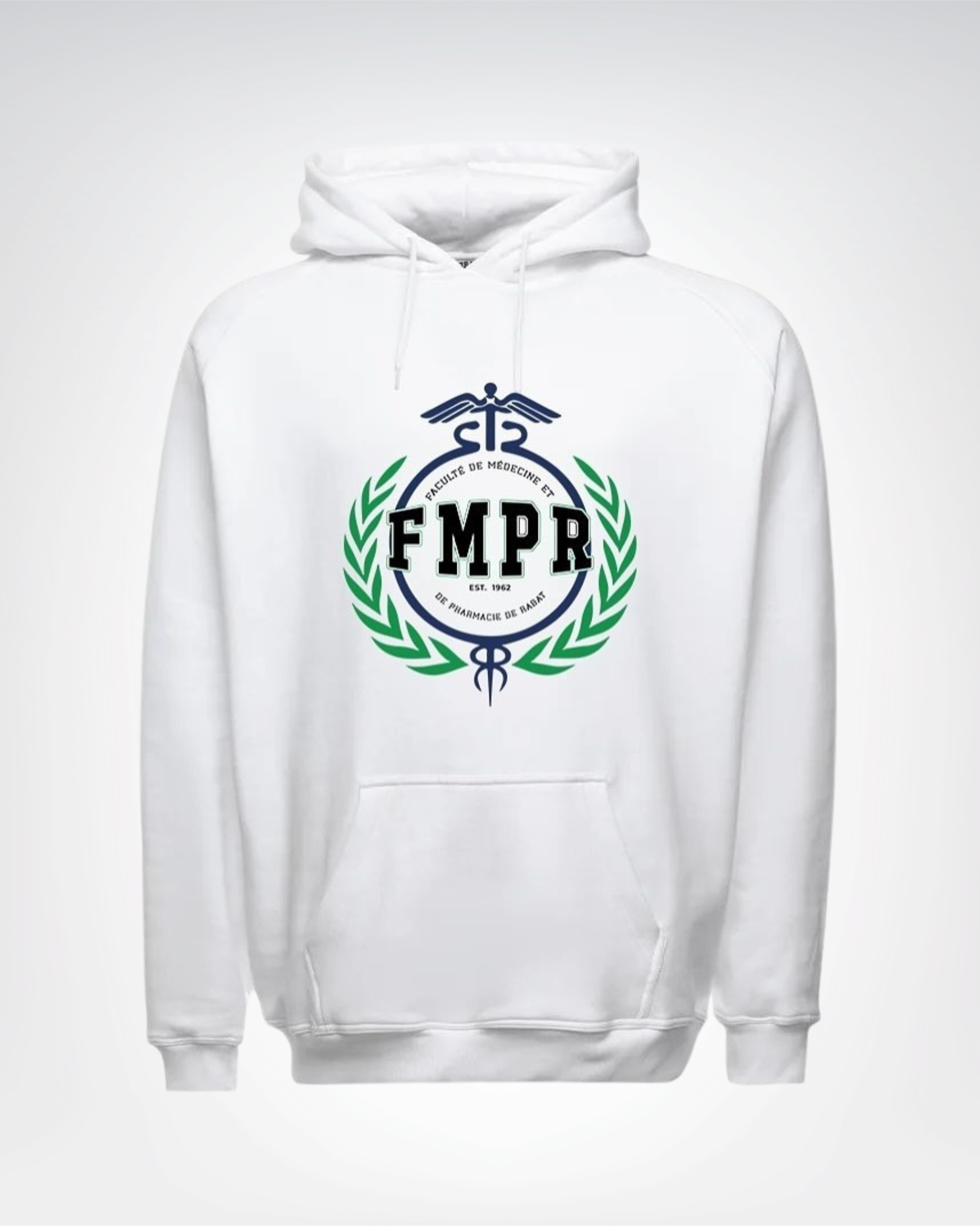 HOODIE FMPR Green & Blue detailed